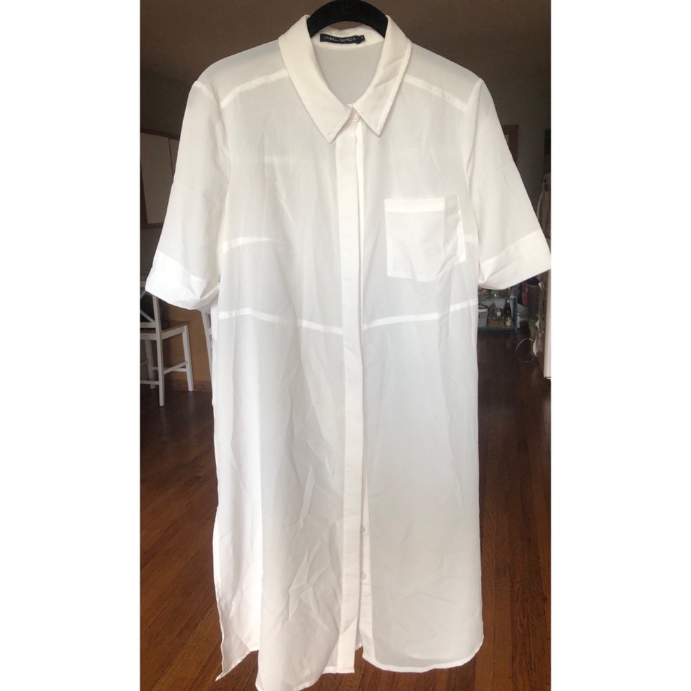 Maxi Collared Blouse